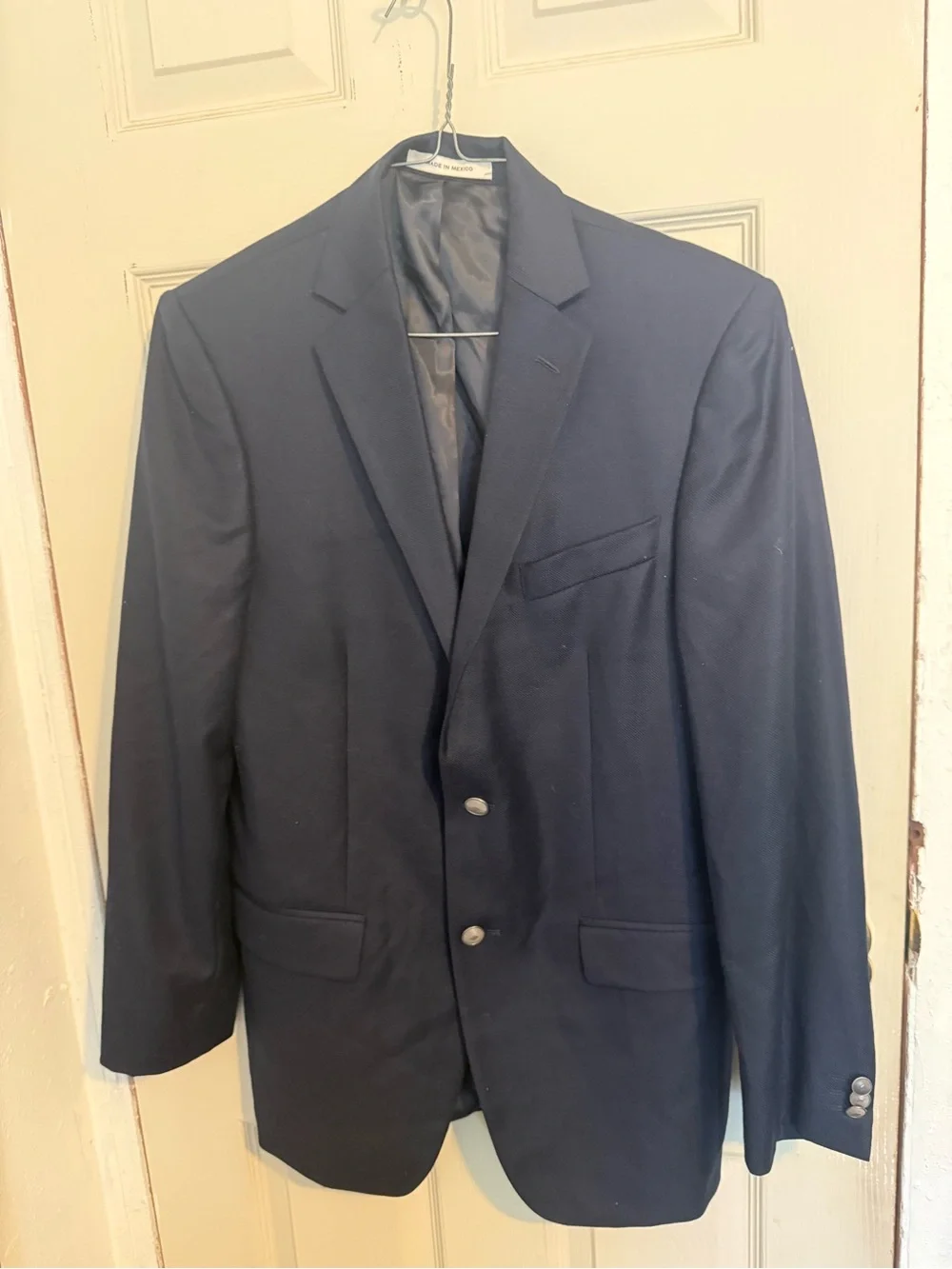 Joseph Abboud Loro Piana  Wool Men's Navy Sport Coat Blazer